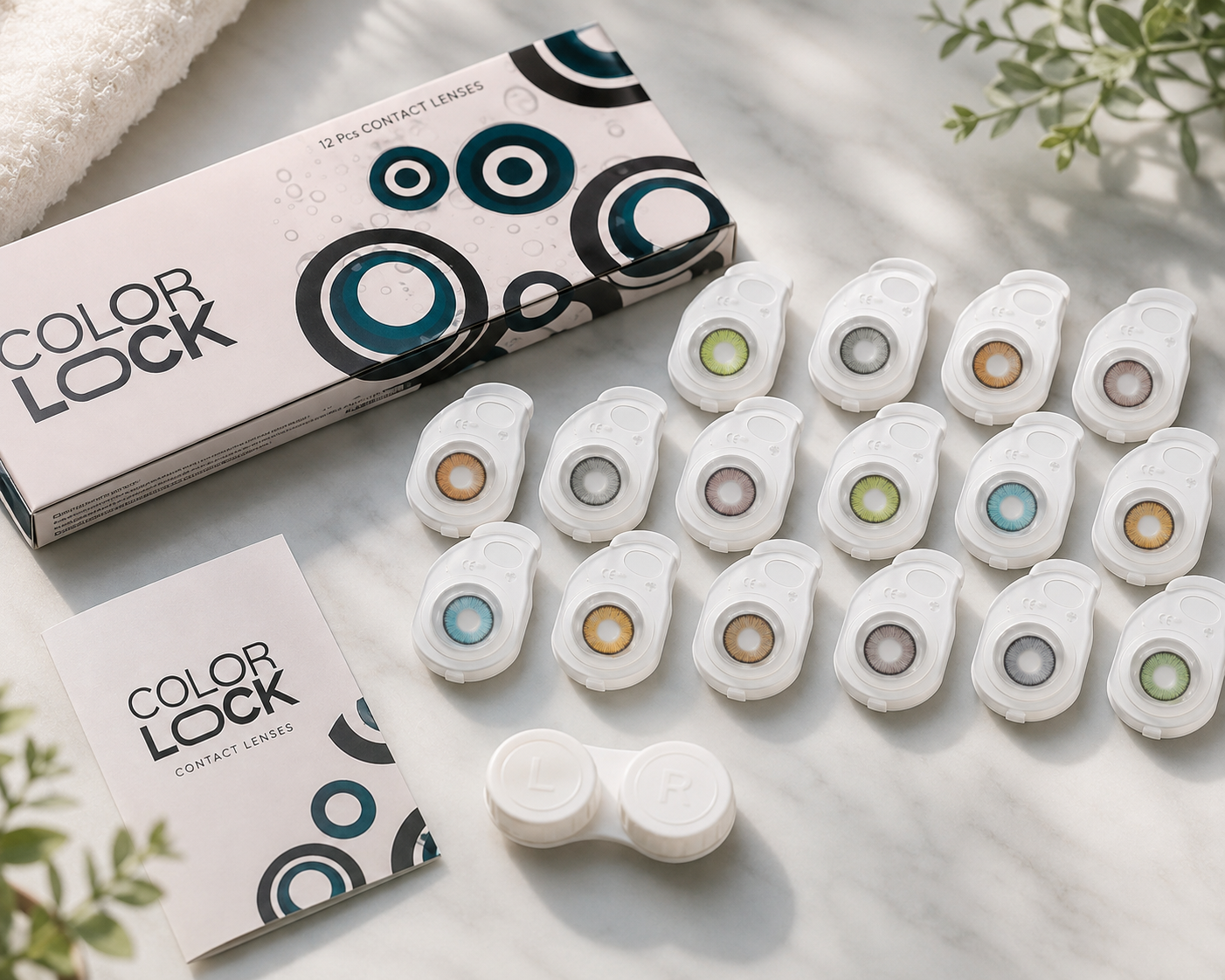 ColorLock Contact Lenses – Premium Soft Colored Contact Lens Collection | 16 Stylish Shade