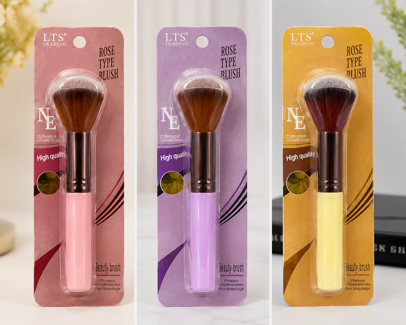 LTS Rose Type Blush Brush- pack of 3pcs