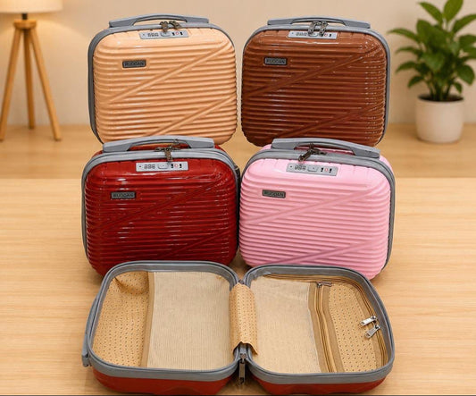 RUODAN Hard Shell Travel Makeup Vanity Case with TSA Lock – Portable Cosmetic & Beauty Storage Box