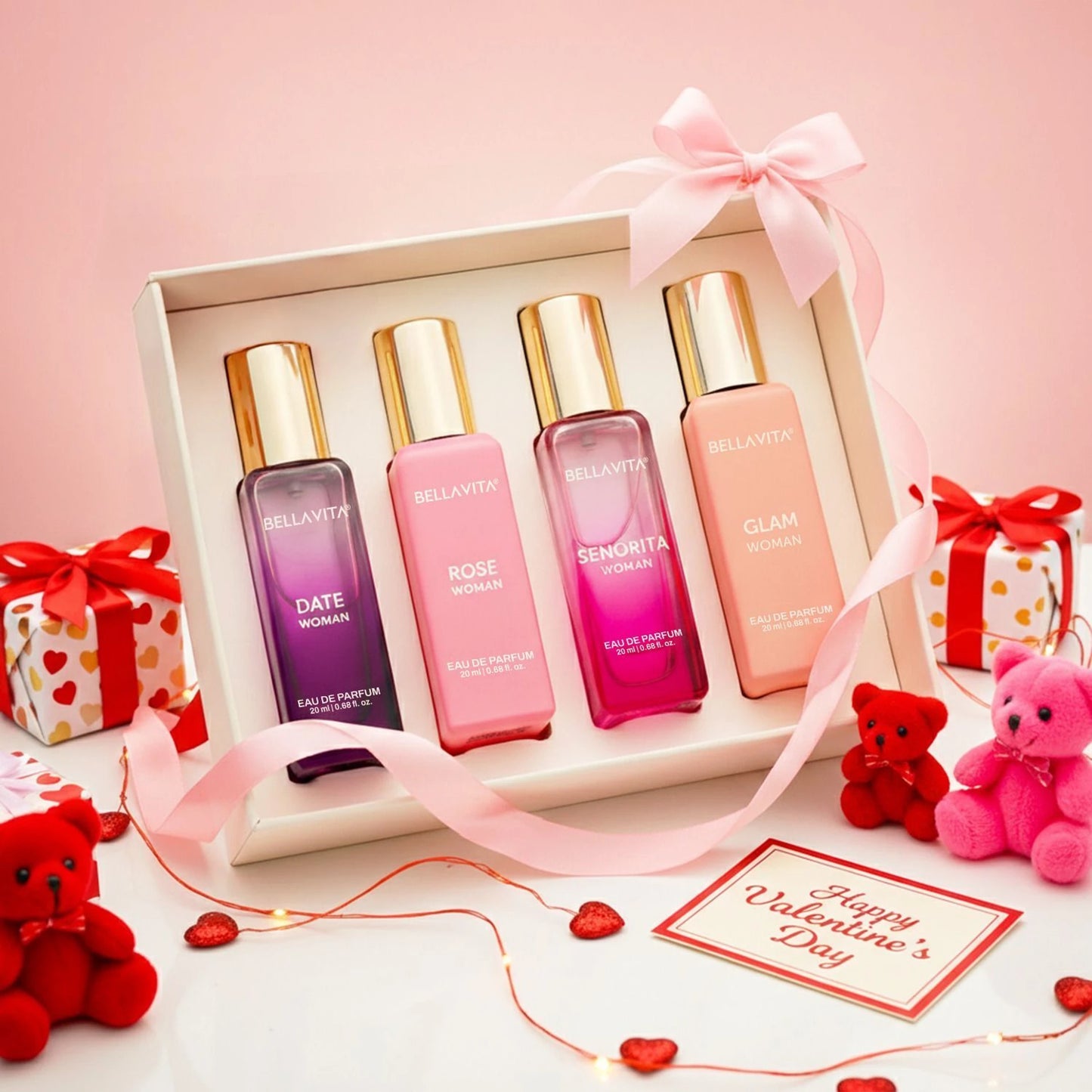 BELLAVITA Luxury Perfume Gift Set with Long Lasting Fragrance Eau De Parfum Perfume  -  80 ml (For Women)