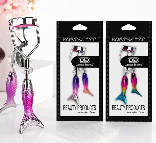 Ocean Beauty Professional Eyelash Curler | Mermaid Handle Lash Curler | Comfortable Grip - pack of 2pcs