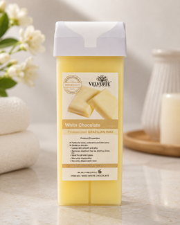 Velvette White Chocolate Professional Brazilian Wax Cartridge | Smooth Hair Removal Wax | 100ml