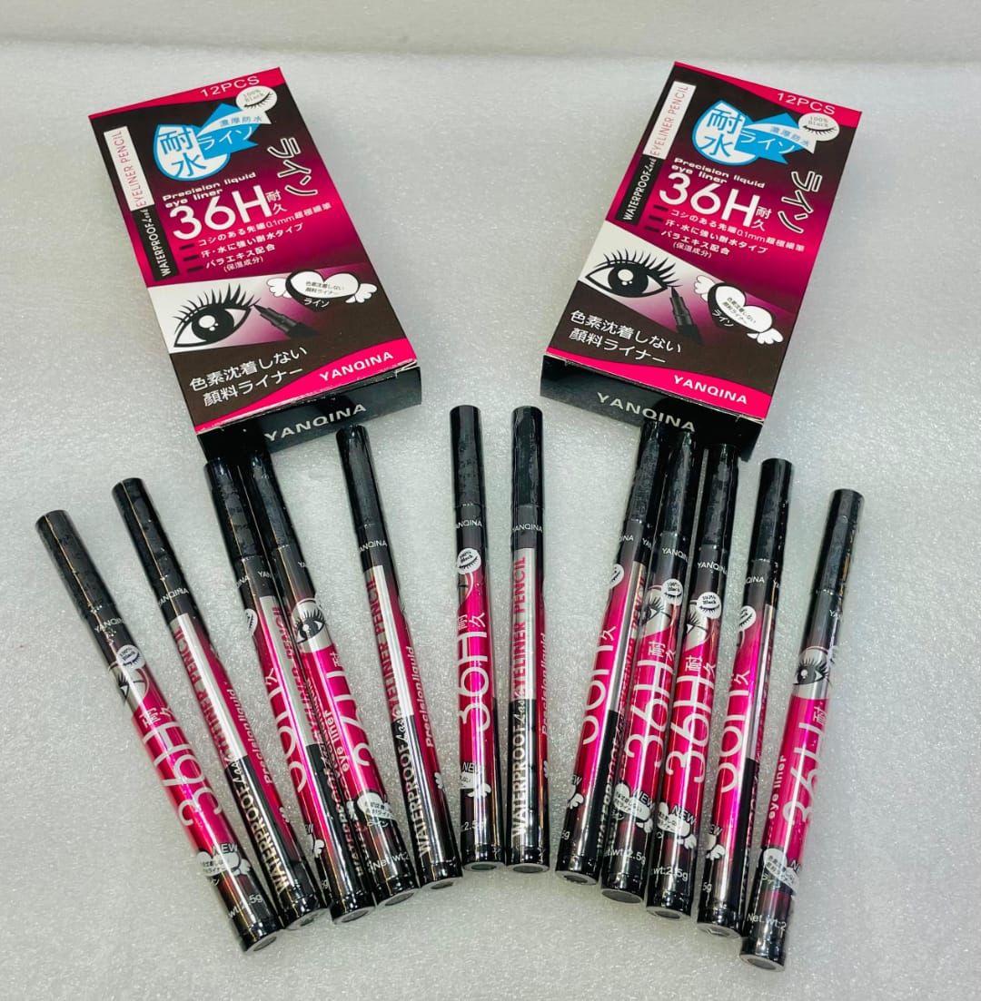 36H Waterproof and Smudge-Proof Black Sketch Pen Eyeliner