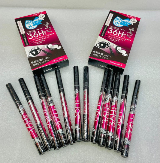 36H Waterproof and Smudge-Proof Black Sketch Pen Eyeliner