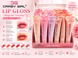 Crazy Girl Lip Gloss | Hydrating High Shine Glossy Lip Gloss | Lightweight & Non-Sticky Formula |