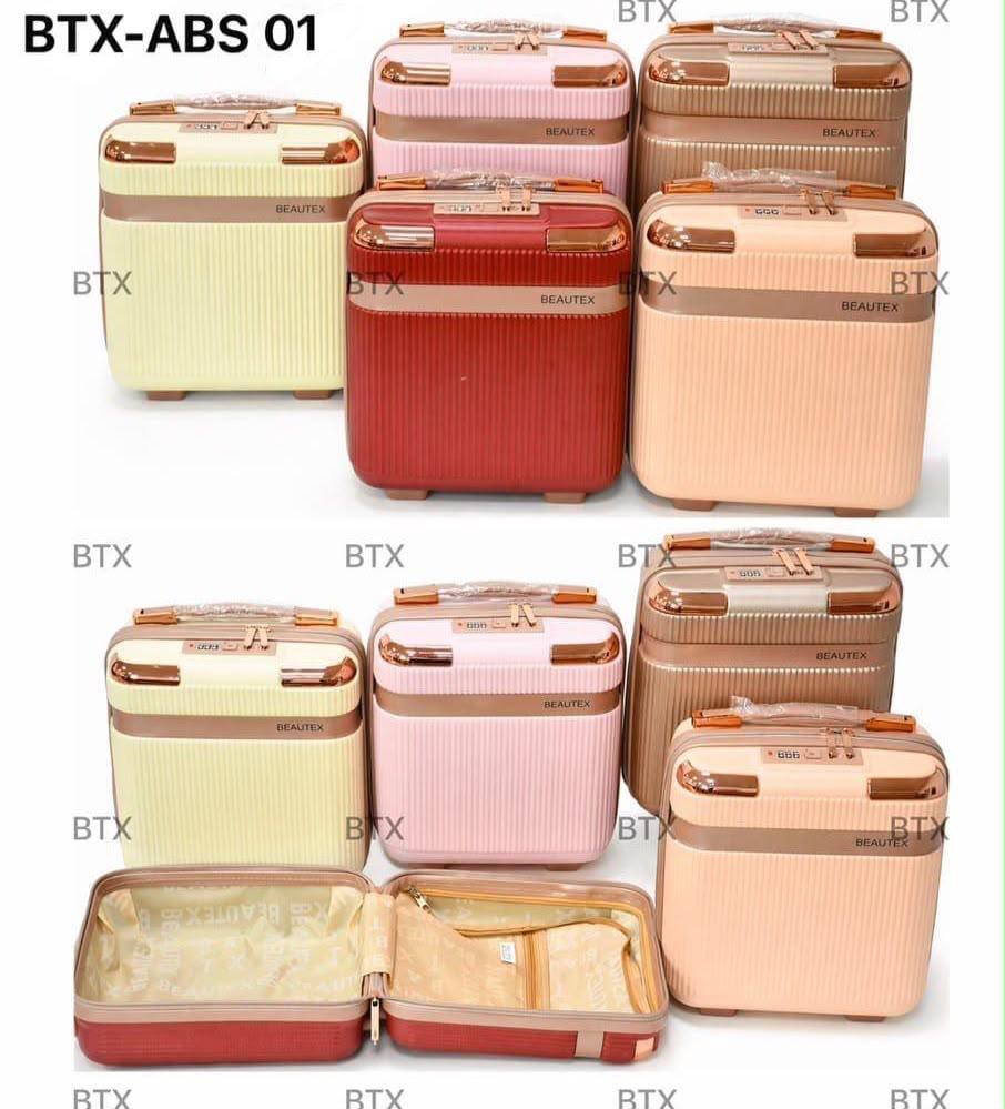 BEAUTEX Premium Hard Shell Travel Makeup Vanity Case with TSA Lock – Portable Cosmetic Organizer