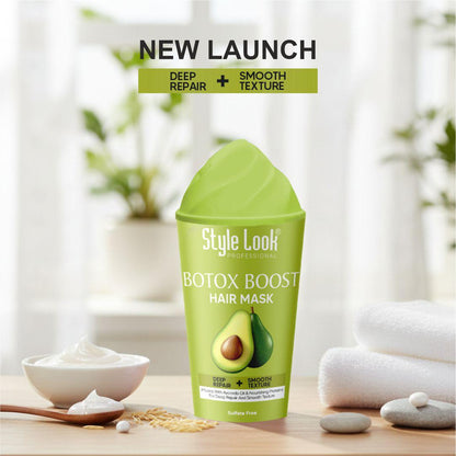 Style Look Professional Korean Shine Hair Mask | Glass Shine & Silky Smoothness | Deep Nourishing Hair Treatment | Sulfate-Free