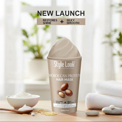 Style Look Professional Korean Shine Hair Mask | Glass Shine & Silky Smoothness | Deep Nourishing Hair Treatment | Sulfate-Free