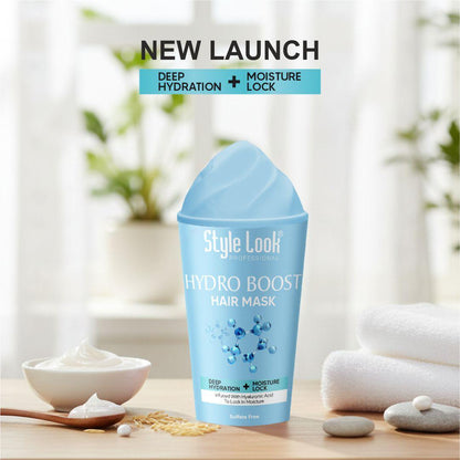Style Look Professional Korean Shine Hair Mask | Glass Shine & Silky Smoothness | Deep Nourishing Hair Treatment | Sulfate-Free