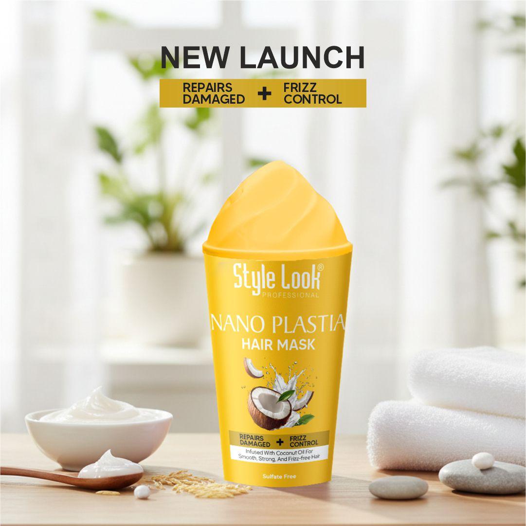 Style Look Professional Korean Shine Hair Mask | Glass Shine & Silky Smoothness | Deep Nourishing Hair Treatment | Sulfate-Free