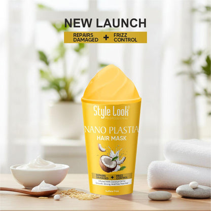 Style Look Professional Korean Shine Hair Mask | Glass Shine & Silky Smoothness | Deep Nourishing Hair Treatment | Sulfate-Free