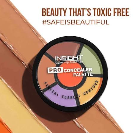 Insight Pro Concealer Palette | Color Corrector & Contour Palette | Full Coverage Cream Concealer | Multi-Shade Makeup Palette