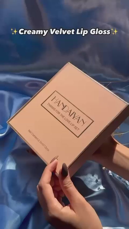 HANDAIYAN Thanks for the Love Lip Set – 12-Piece Matte Liquid Lipstick Collection box