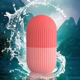 Reusable Ice Roller for Face | Silicone Ice Face Roller Mold | Facial Ice Massage Tool | Skin Cooling & Puffiness Relief